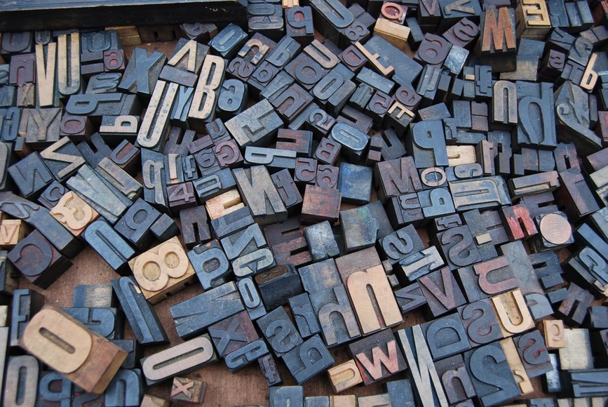 many letter blocks