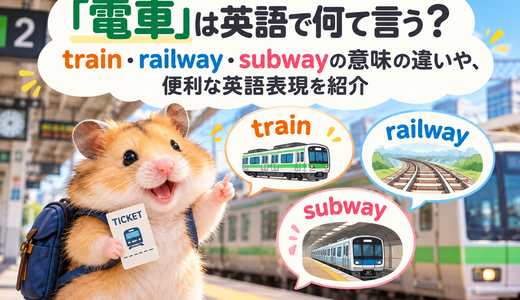 「電車」は英語で何て言う？train・railway・subwayの意味の違いや、便利な英語表現を紹介